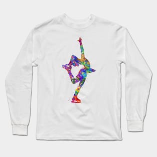 Ice skater girl Long Sleeve T-Shirt